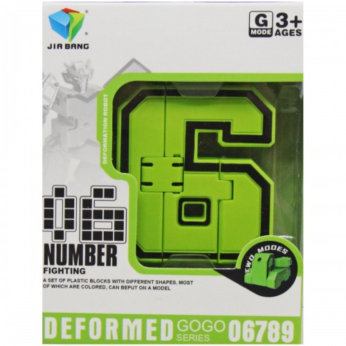 Трансформер-цифра "Number Fighting: 6" (MiC)