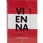 Блокнот на спіралі тверда обкл., А5, 96арк. Vienna (Axent)