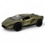 Машинка металлическая "Lamborghini Автопром", инерция, двери, хаки (Автопром)