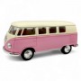 Машинка металлическая "Автобус VOLKSWAGEN CLASSICAL BUS" (РОЗОВЫЙ) (Kinsmart)