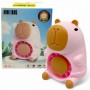 ДИТЯЧИЙ ВЕНТИЛЯТОР КАПІБАРА USB 11 СМ (РОЖЕВИЙ) (MiC)