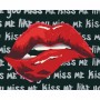 Картина за номерами з фарбами металік "Kiss me" 40х50 см (Riviera Blanca)