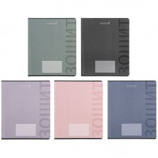 Тетрадь 18 л., кл., софт тач + УФ лак, Kite One color