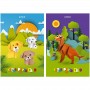 Бумага цветная одност. А4 (18 л/ 9 цв), скоба, Kite (Kite)