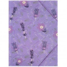 Папка на гумках А4+ Lavender-4