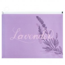 Папка на блискавці zip-lock А4+ Lavender-1