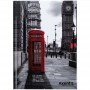 Книга записна тверда обкл. А5, 96 арк., кліт., R&B Telephone (Axent)