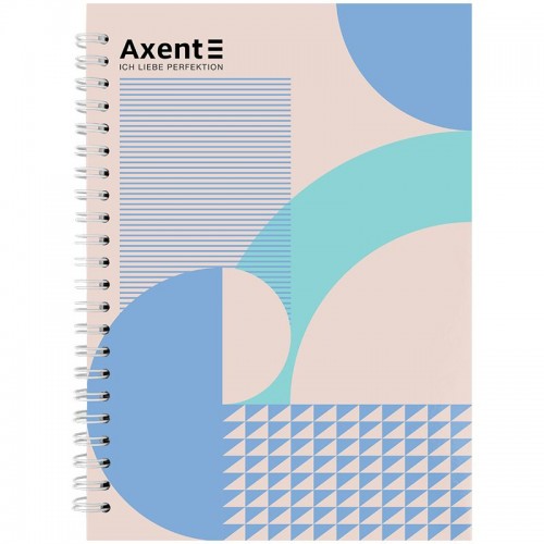 Блокнот на спіралі тверда обкл., А5, 96арк. №20 (Axent)