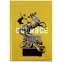 Книга записна А4 Courage, 96арк., кліт., жовта (Axent)