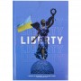 Книга записна А4 Liberty, 96арк., кліт., синя (Axent)