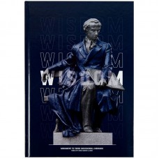 Книга записна А4 Wisdom, 96арк., кліт., темно синя