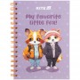 Блокнот на спіралі картонна обкл., А5, 80 арк, кл, Cute 4 (Kite)