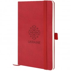 Книга записна Partner Soft Skin,125*195,96арк,кліт,Вишиванка