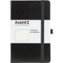 Книга записна Partner, 125*195, 96арк, крап, чорна (Axent)