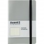 Книга записна Partner Soft, 125*195, 96арк, крап, срібляста (Axent)
