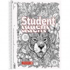 Коледж-блок А4 Premium, крапка, 80 арк. Zenart Lion