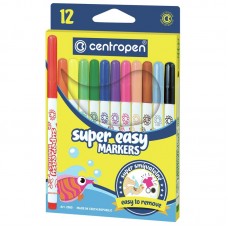 Фломастери 2580 SUPER EASY, набір 12 шт.