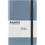 Книга записна Partner Soft, 125*195, 96арк, кліт, срібн-синя (Axent)