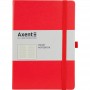 Книга записна Partner Prime, 145*210, 96арк, кліт, червона (Axent)