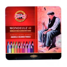 Олівці кол. аквар. Mondeluz, мет.кор., 48 шт.