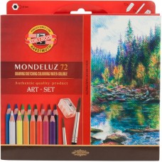 Олівці кол. аквар. Mondeluz, 72 шт.