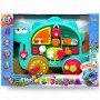 Бізіборд "WToys", ОЗВУЧУВАННЯ УКРАЇНСЬКОЮ МОВОЮ, казки, пісні, звуки, підсвічування, аналоговий годинник, пальчикові ігри, в коробці (Wtoys)