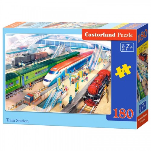 Пазли "Швидкісні поїзди", 180 ел (Castorland)