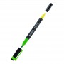Маркер Highlighter Dual 2534-A, 2-4 мм клиноп. зелений+жовт. (Axent)
