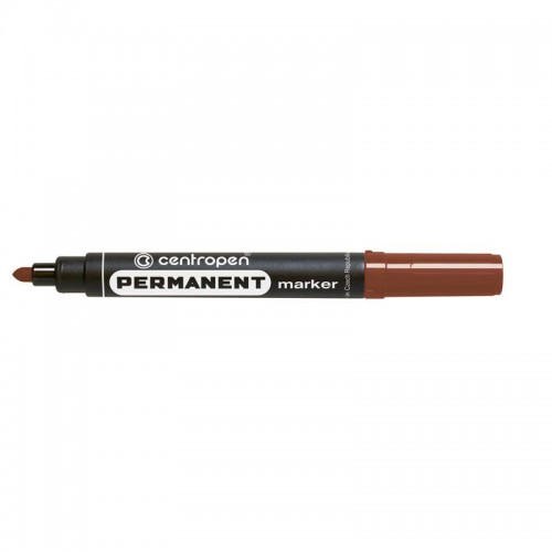 Маркер Permanent 8566 2,5 мм круглий коричневий (Centropen)
