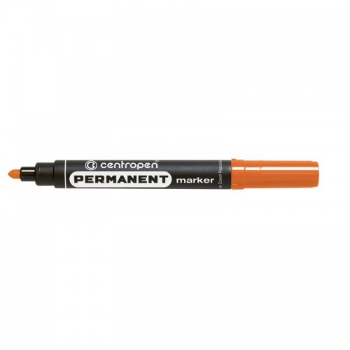 Маркер Permanent 8566 2,5 мм круглий оранжевий (Centropen)