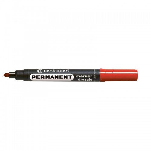Маркер Permanent Dry Safe 8510 2,5 мм круглий черв (Centropen)