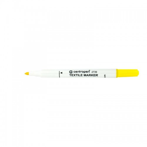 Маркер Textile 2739 2 мм жёлтый (Centropen)