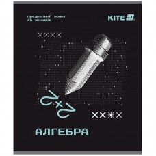 Зошит предметн. 48 арк., кл., гібр лак+УФ, Techno, алгебра