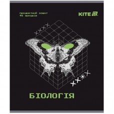 Зошит предметн. 48 арк., кл., гібр лак+УФ, Techno, біологія