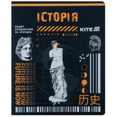 Зошит предметн. 48 арк., кл., софт тач+УФ, Cyber, історія