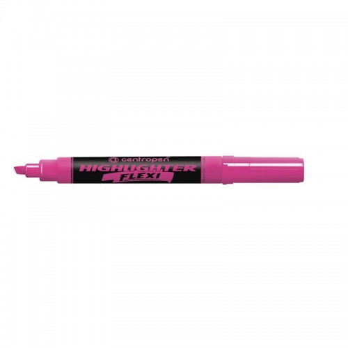 Маркер Fax 8542 FLEXI 1-5 мм клиновид.розовый (Centropen)