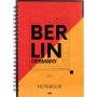 Блокнот на спіралі тверда обкл., А5, 96арк. Berlin (Axent)