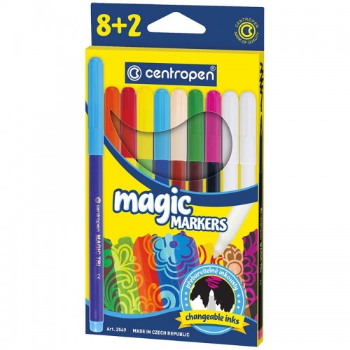 Фломастеры 2549 Magic, набор 10 шт. (Centropen)