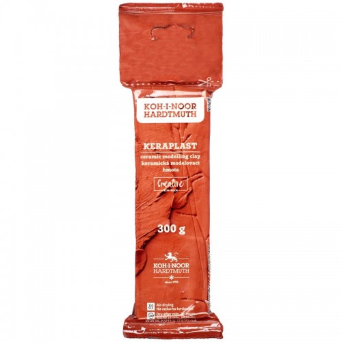 Пластилін Keraplast, 300г., теракотовий (KOH-I-NOOR)