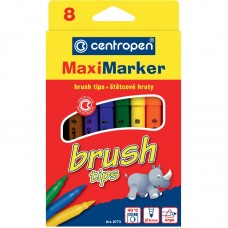 Фломастери 8773 Brush, набір 8 шт.