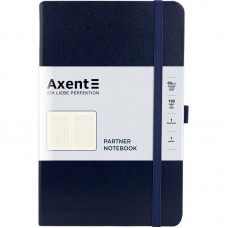 Книга записна Partner, 125*195, 96арк, кліт, синя