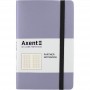 Книга записна Partner Soft, 125*195, 96арк, кліт, срібляста (Axent)