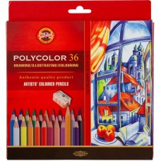 Олівці кольор. художні POLYCOLOR, 36 кол., карт. уп.