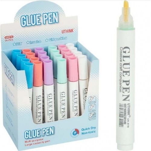 Клей-ручка "Glue Pen" цветная (MiC)