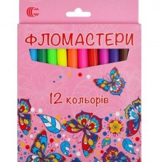 Фломастер 12 кольорів Картон (Вид 2)