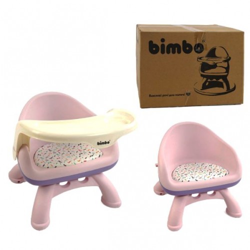 Стілець "Bimbo", розмір зі столиком: 45х37х38 см, м’яка сидушка, в коробці (Bimbo)