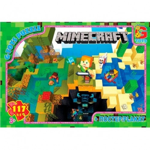 Пазли із серії "Minecraft" (Майнкрафт), 117 ел (Gtoys)