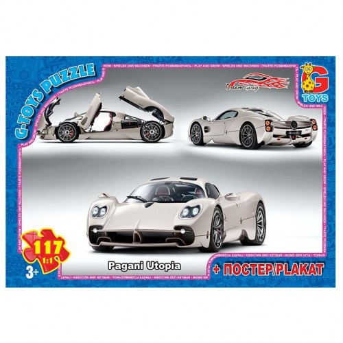 Пазли ТМ "G-Toys" із серії "Dream Garage" (Гараж Мрії), 117 ел. (Gtoys)