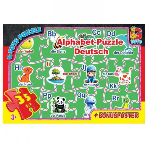 Пазли "Німецька Абетка", 35 ел (Gtoys)
