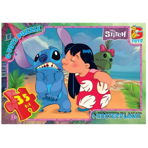 Пазли із серії "Stitch", 35 ел (Gtoys)